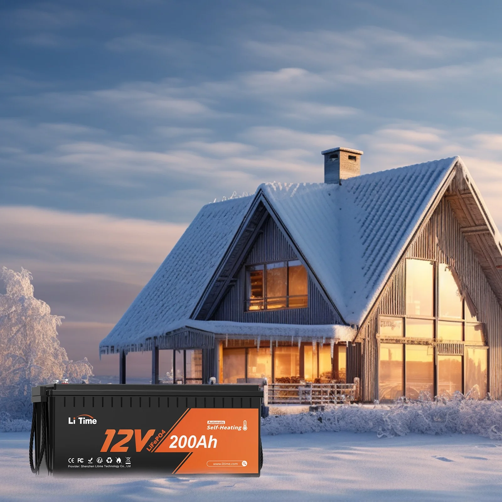 【Nicht mehr erhältlich】12V 200Ah Selbstwärmende und Low-Temp Schutz Deep Cycle LiFePO4 Batterie - Image 9